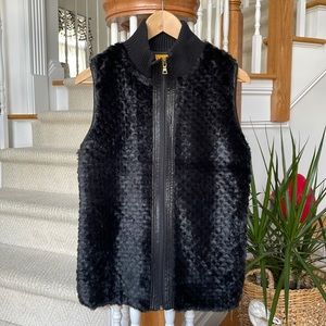 Faux fur vest
